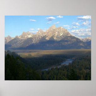 Pôster Montanhas Jackson Hole (Grand Teton National Park)