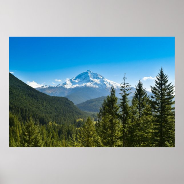 Poster Montanhas | Mt. Hood Oregon (Frente)