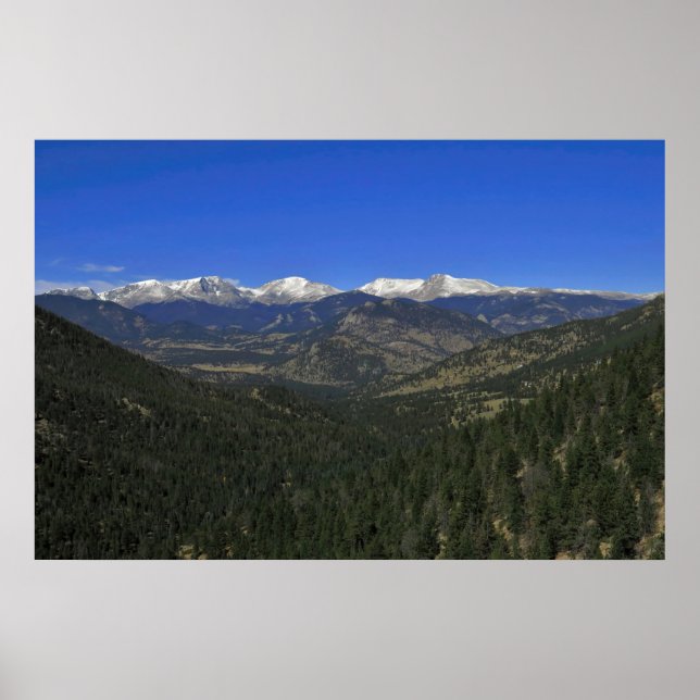 Poster Montanhas Rochosas (Frente)