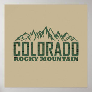 Poster Montanhas Rochosas Colorado