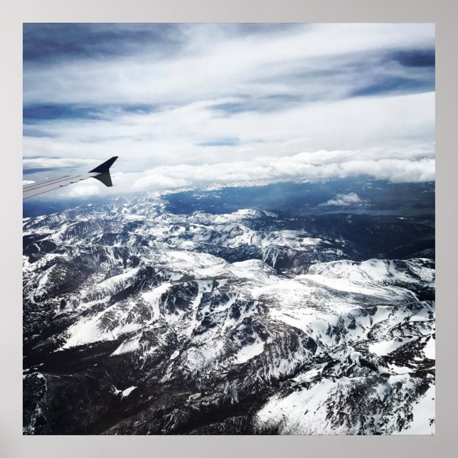 Poster Montanhas Rochosas do Colorado (Frente)