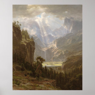 Poster Montanhas Rocky Albert Bierstadt