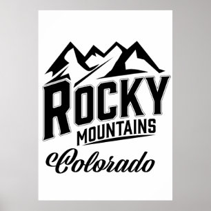 Poster Montanhas Rocky Colorado