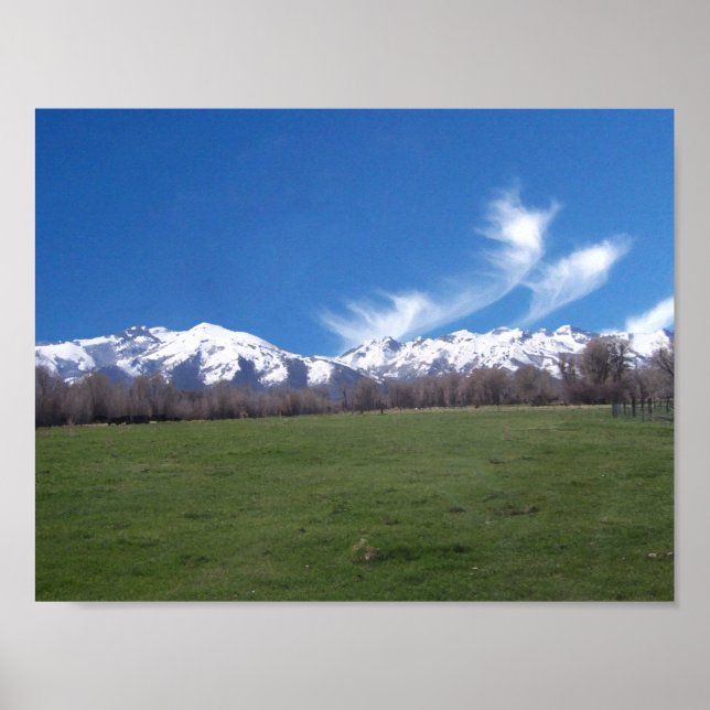 Poster Montanhas Ruby Em Abril (Frente)