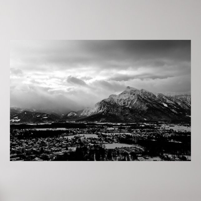 Pôster Montanhas Salzburg (Frente)