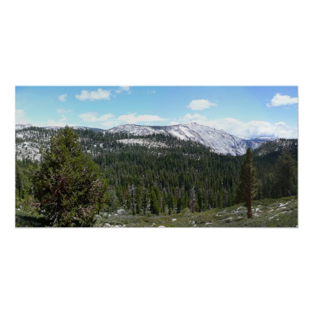 Pôster Montanhas Sierra Nevada II de Yosemite (Frente)