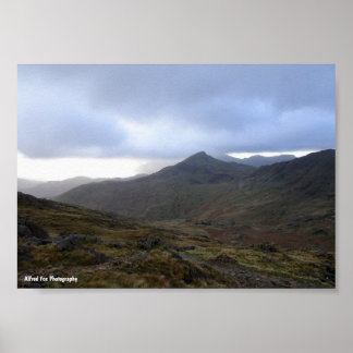 Poster Montanhas Snowdonia