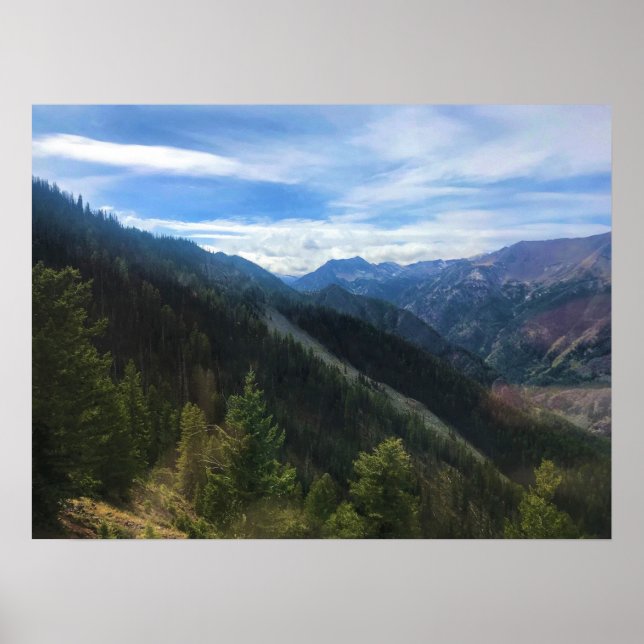 Poster Montanhas Wallowa, OR (Frente)