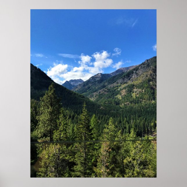 Poster Montanhas Wallowa, OR (Frente)