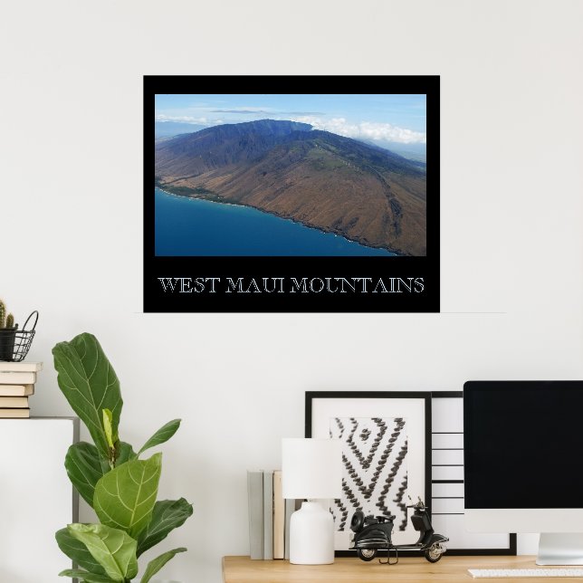 Pôster Montanhas West Maui (Escritório em casa)