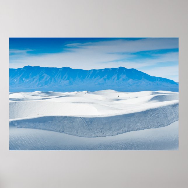 Poster Montanhas White Sands (Frente)
