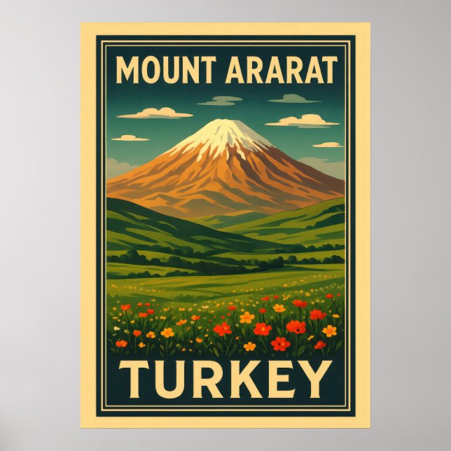 Poster Monte Ararat Turquia V01 (Frente)