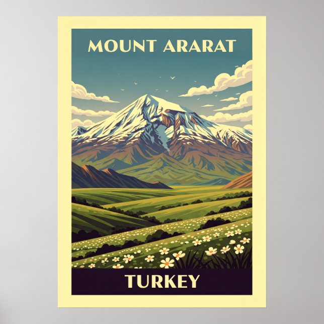 Poster Monte Ararat Turquia V02 (Frente)