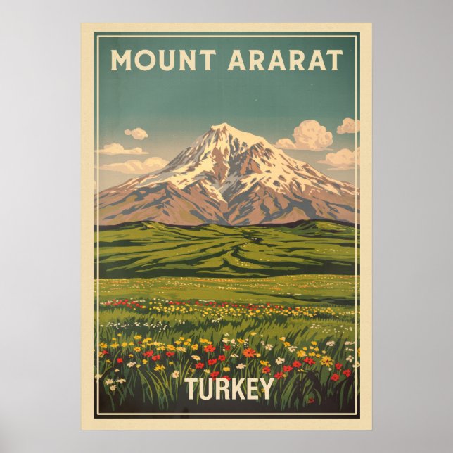 Poster Monte Ararat Turquia V03 (Frente)