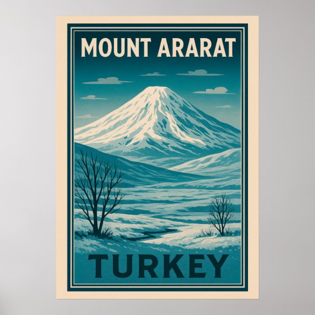 Poster Monte Ararat Turquia V04 (Frente)