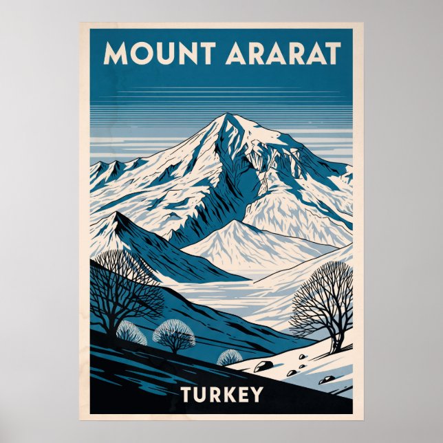 Poster Monte Ararat Turquia V05 (Frente)