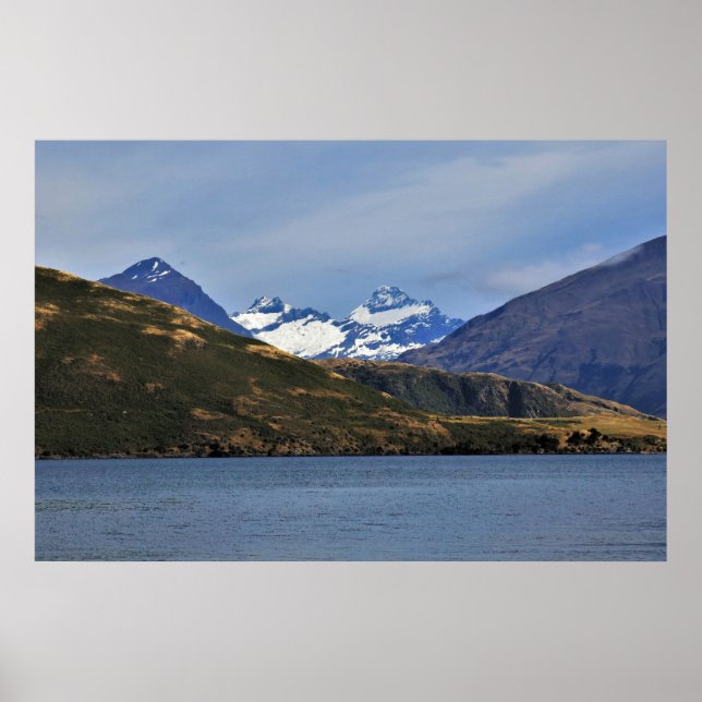 Poster Monte Aspiring e Lago Wanaka (Frente)