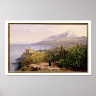Pôster Monte Athos e o monastério de Stavroniketes, 18