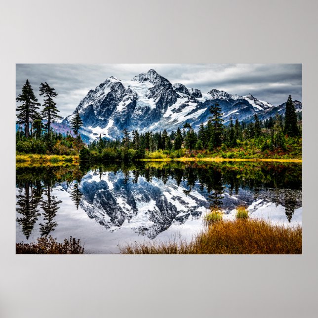 Poster Monte Baker Refletido (Frente)