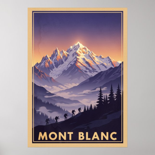 Poster Monte Branco V05 (Frente)