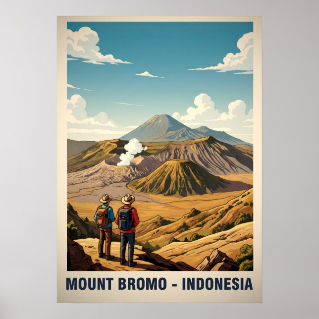 Poster Monte Bromo Indonésia V03 (Frente)