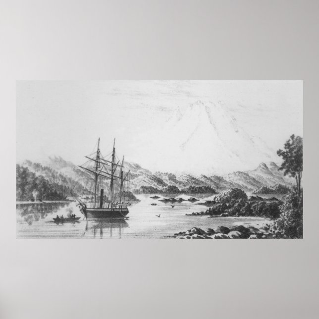 Pôster Monte Burney, das Ilhas Otter (Frente)