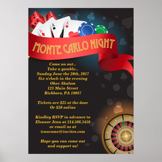 Poster Monte Carlo 26 x 36 (Frente)