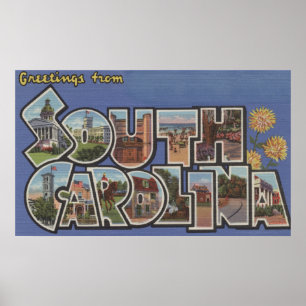 Poster Monte da rocha, South Carolina - grandes cenas da