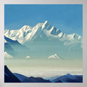 Poster "Monte de Cinco Tesouros" de Nicholas Roerich