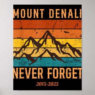 Poster Monte Denali National Park Monte Mckinley Us
