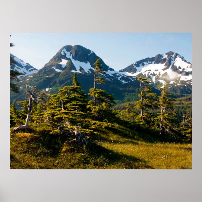 Poster Monte Eccles perto de Cordova, no Alasca (Frente)