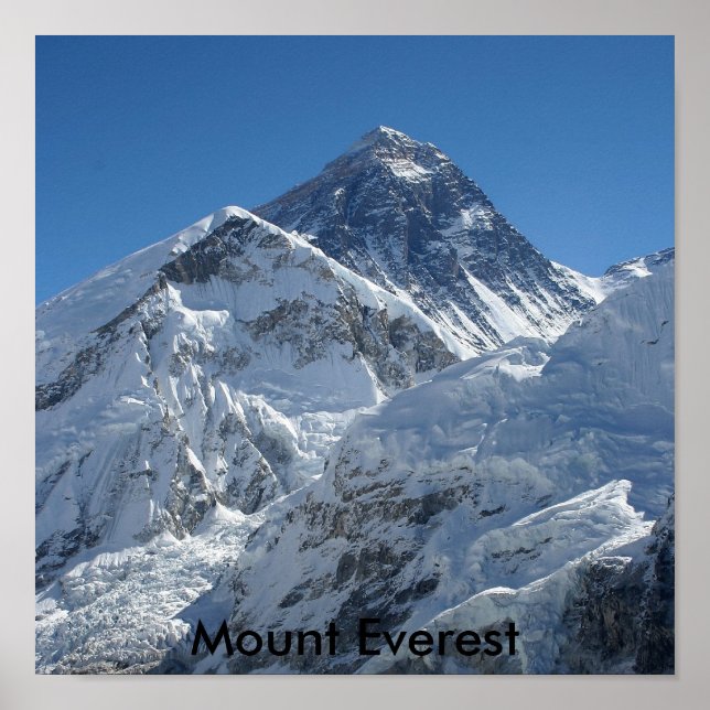 Pôster Monte Everest nº 1 (Frente)