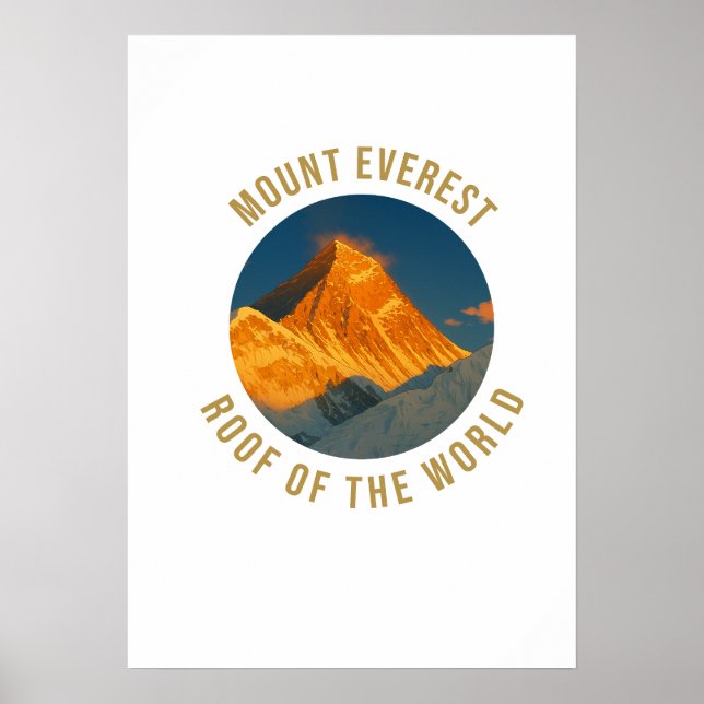 Poster Monte Everest Sagarmatha (Frente)