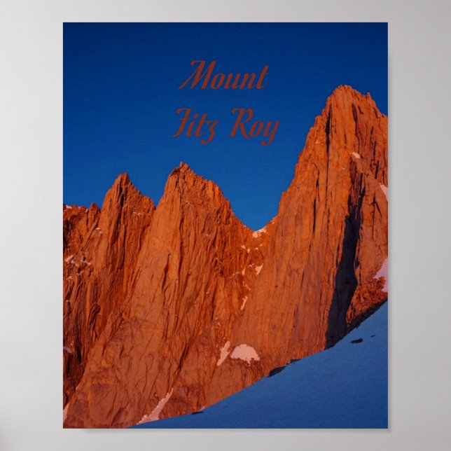 Poster Monte Fitz Roy (Frente)