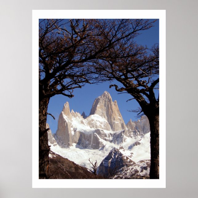 Poster Monte Fitz Roy Patagonia (Frente)