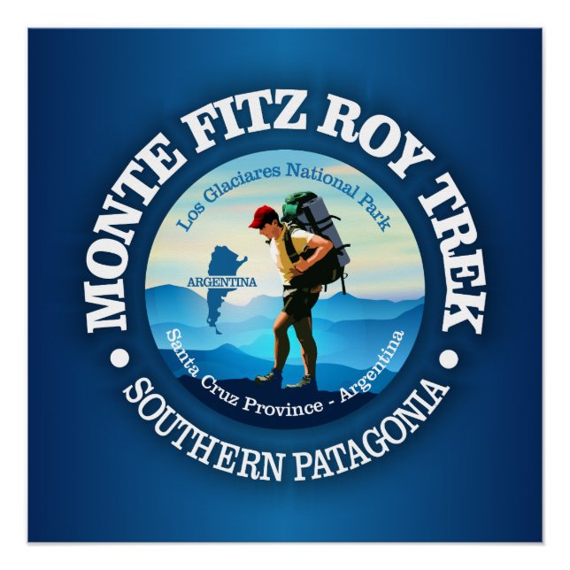 Pôster Monte Fitz Roy Trek (C) (Frente)