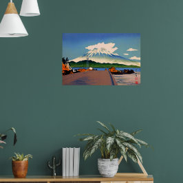 Poster Monte Fuji de uma estrada Tokuriki Tomikichiro 194