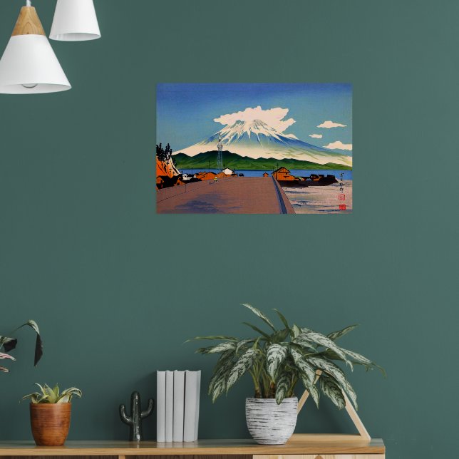 Poster Monte Fuji de uma estrada Tokuriki Tomikichiro 194 (Sala de Estar 1)