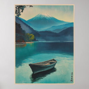 Poster Monte Fuji do lago Yamanaka