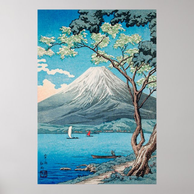 Poster Monte Fuji do Lago Yamanaka  (Frente)