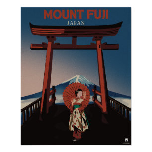 Pôster Monte Fuji Japão