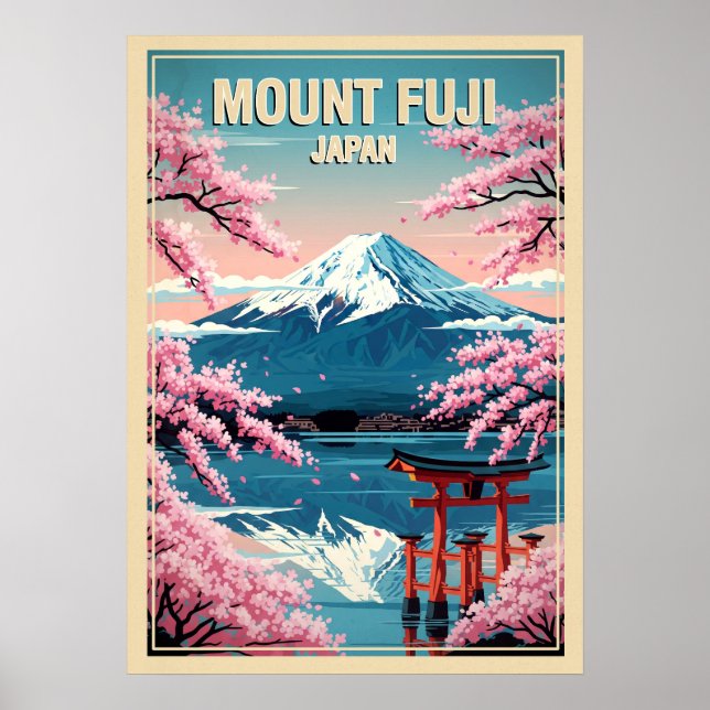 Poster Monte Fuji Japão V03 (Frente)