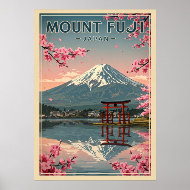 Poster Monte Fuji Japão V05 (Frente)