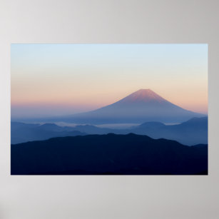 Poster Monte Fuji No Sunrise Honshu Japão
