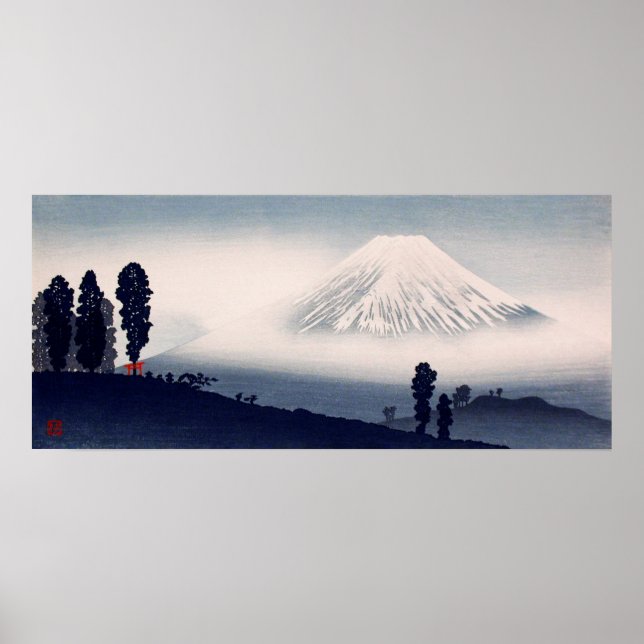 Poster Monte Fuji por Hiroaki Takahashi (Frente)
