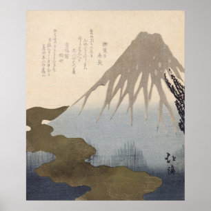 Pôster Monte Fuji sob a neve