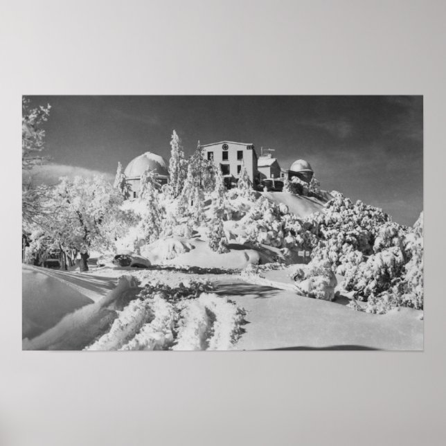 Pôster Monte Hamilton, Observatório California Lick (Frente)