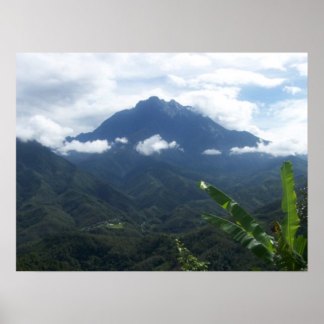 Poster Monte Kinabalu (Frente)