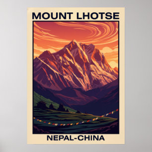Poster Monte Lhotse Nepal-China V05