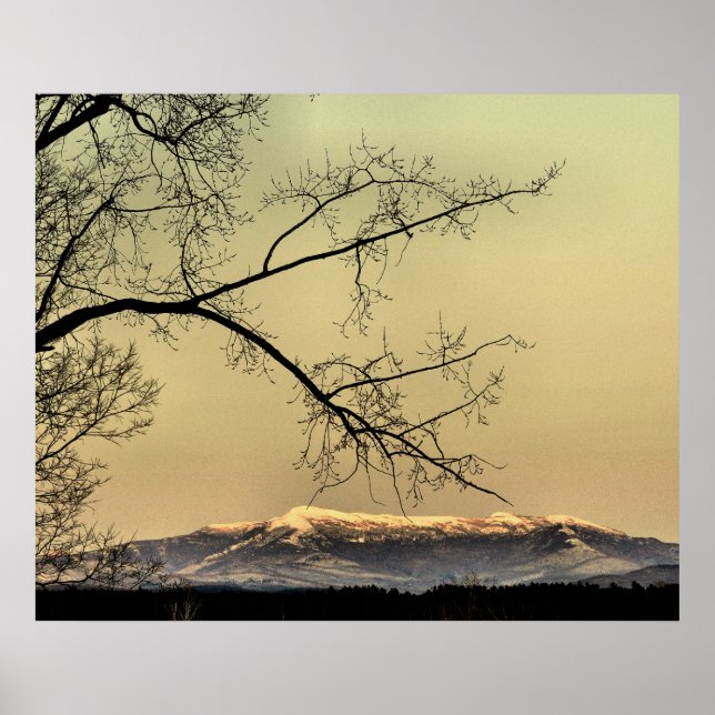 Pôster Monte Mansfield, Vermont (Frente)